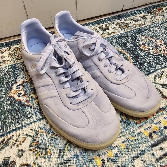 adidas Samba Blue Dawn Soft Leather, Mens Size 10 - Picture 6 of 8
